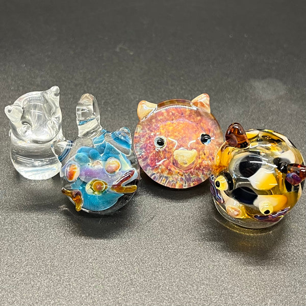 Intro to Solid and Blown Glass: Cats! Saturday, August 16th 1-4pm