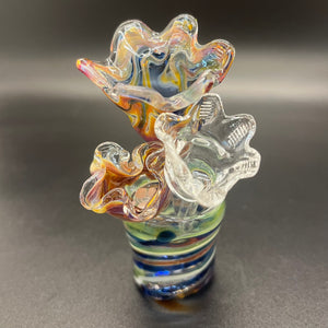 Intro to Blown Glass: Abstract Flowers! Saturday, October 5th 10am-1pm