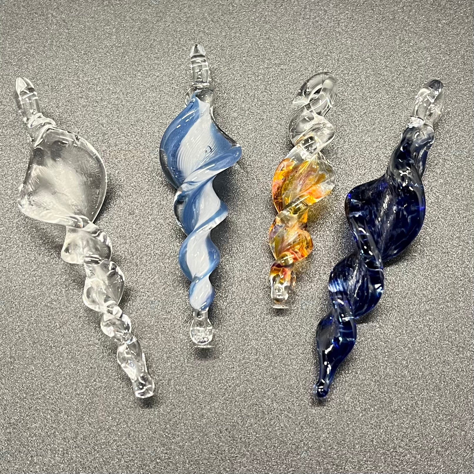 Intro to Solid Glass Ornaments: Icicles! Saturday, November 2nd 10am-1pm