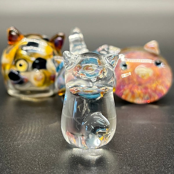 Intro to Solid and Blown Glass: Cats! Saturday, August 16th 1-4pm
